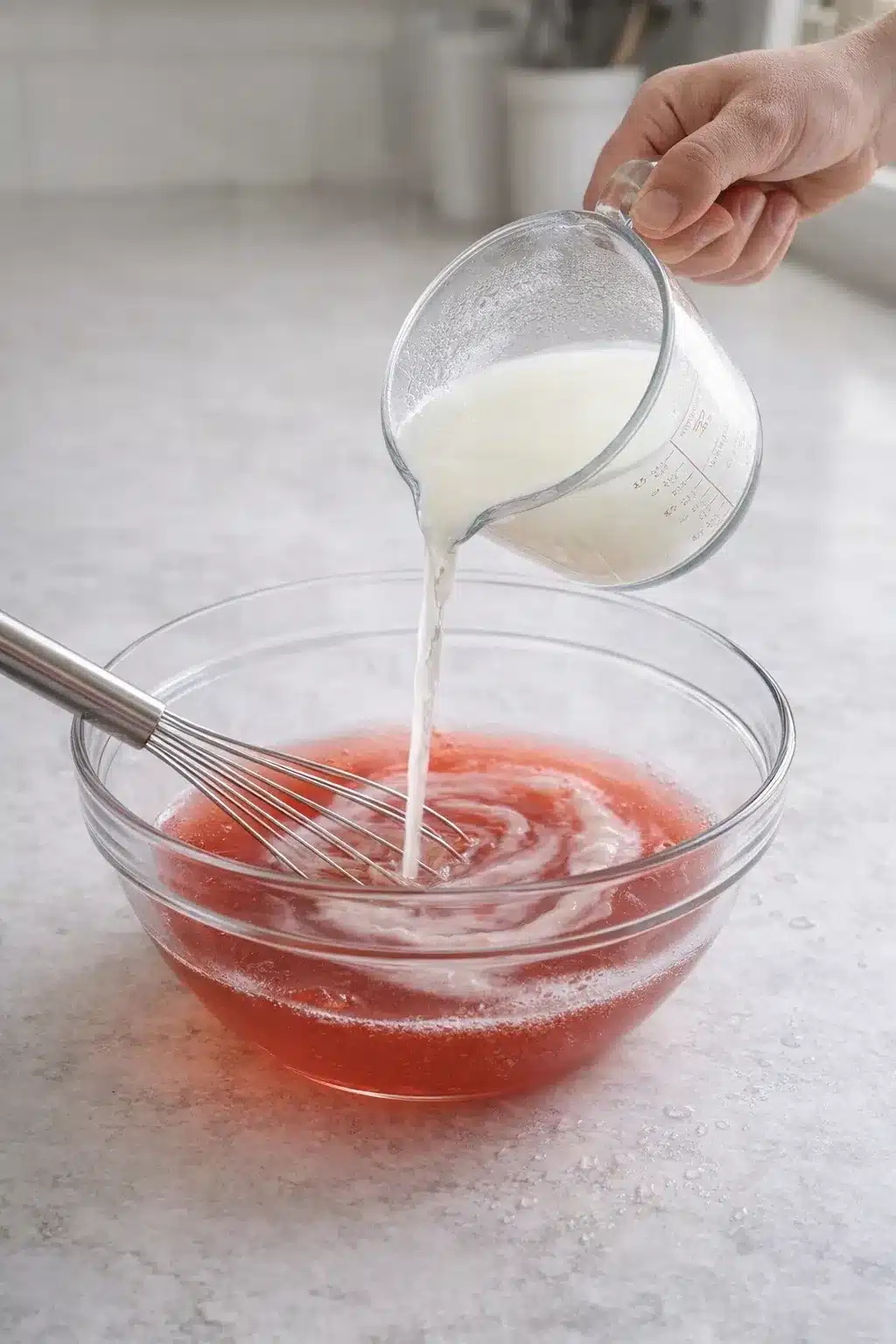 Mixing instructions for high protein gelatin cups