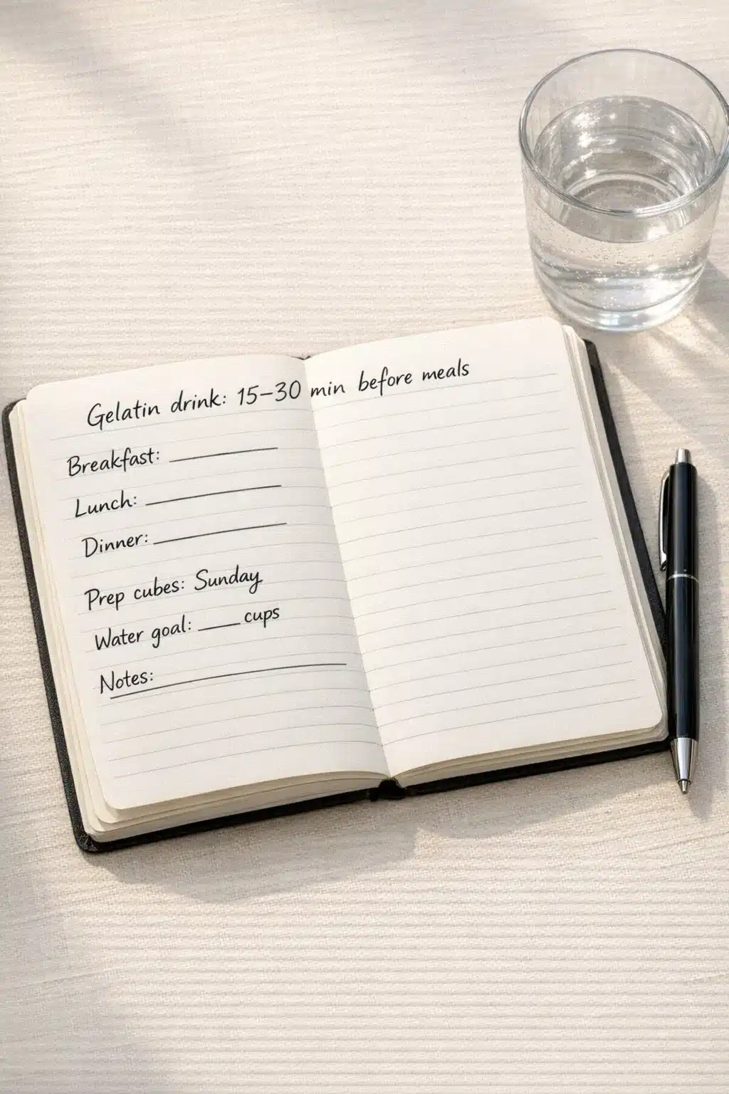 How to Take the Gelatin Trick: Timing, Dose, 7-Day Plan 4 how to take the gelatin trick daily routine