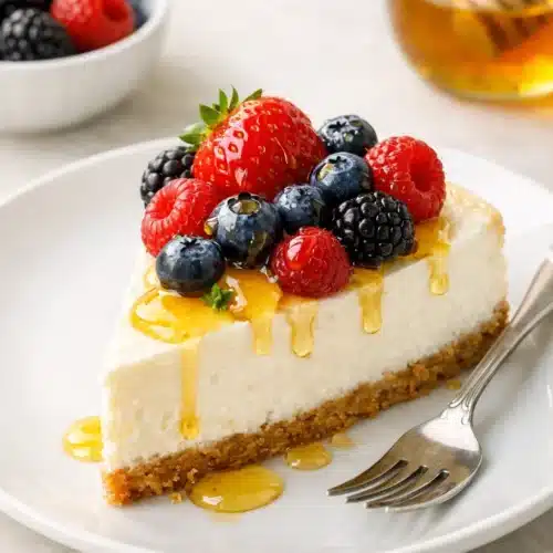 Yogurt Cheesecake Not Setting? Fixes That Actually Work 2 yogurt cheesecake not setting Serving yogurt cheesecake with toppings