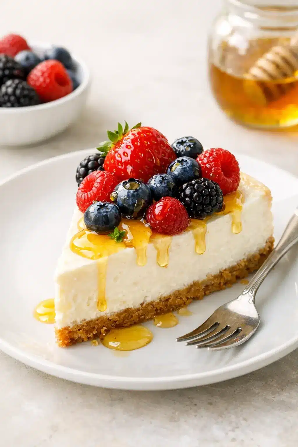 Yogurt Cheesecake Not Setting? Fixes That Actually Work 6 yogurt cheesecake not setting Serving yogurt cheesecake with toppings