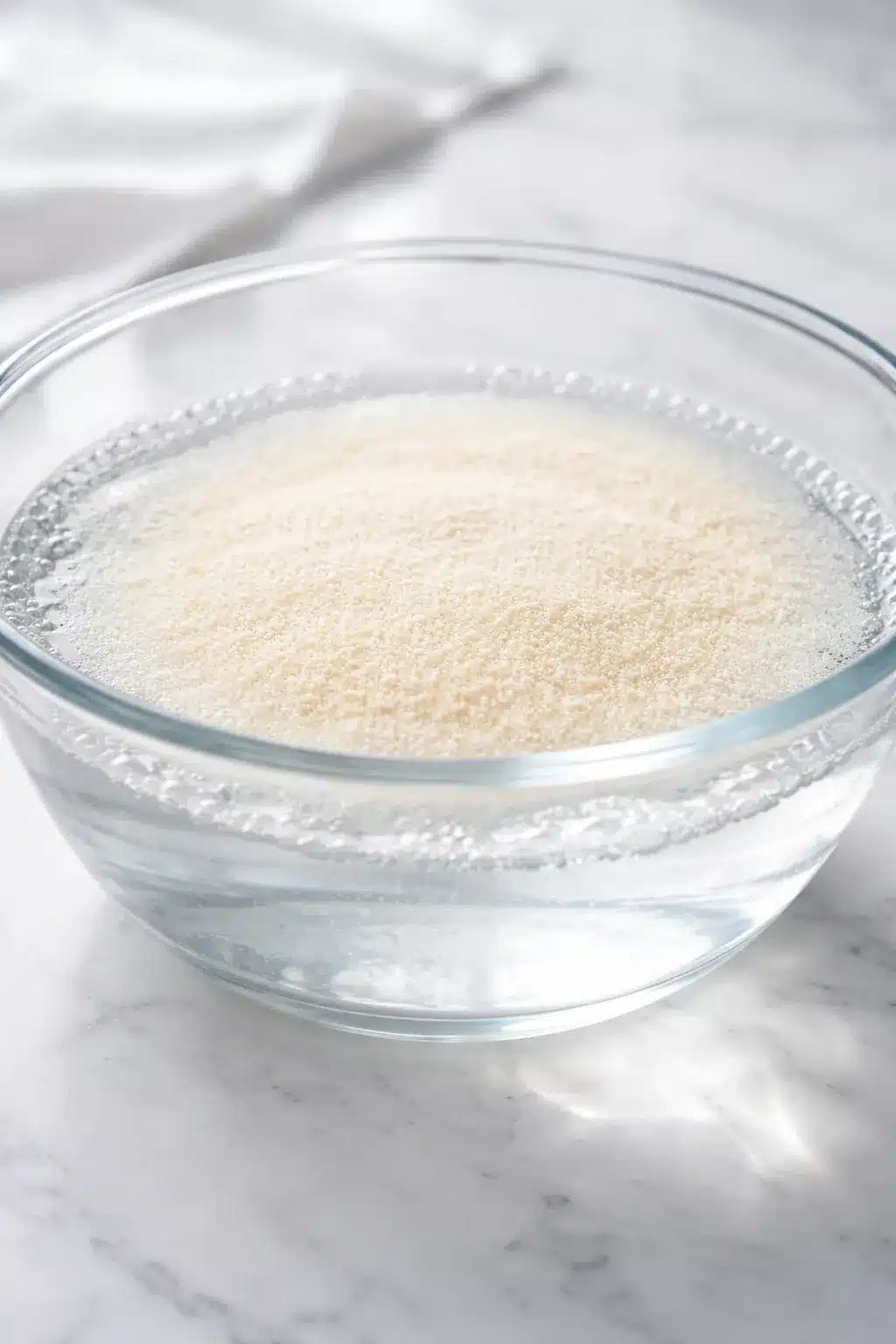 Leaf Gelatin vs Powder: Conversions and How to Use Both 3 leaf gelatin vs powder Blooming powdered gelatin in cold liquid