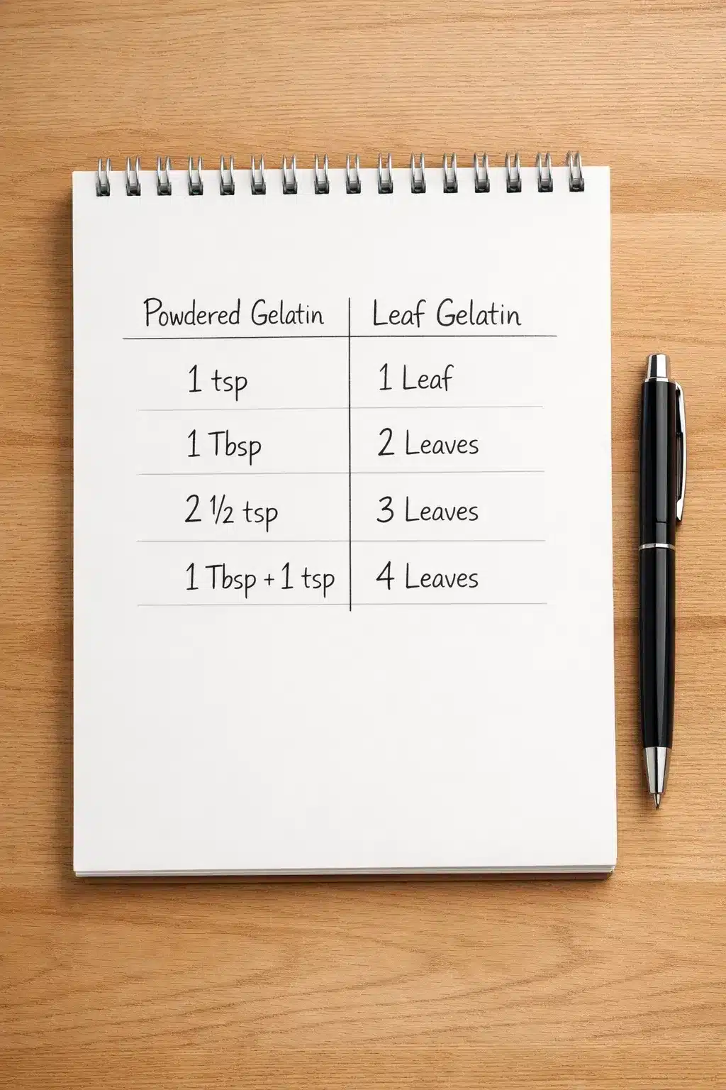 Leaf Gelatin vs Powder: Conversions and How to Use Both 5 leaf gelatin vs powder Conversion of powdered gelatin to leaf gelatin