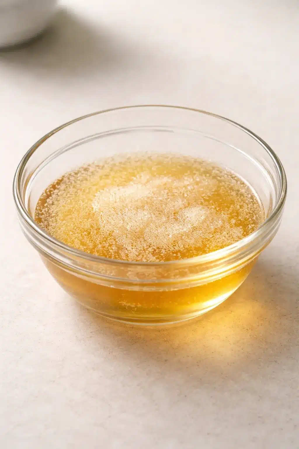 fruit cocktail gelatin cups Blooming gelatin in apple juice