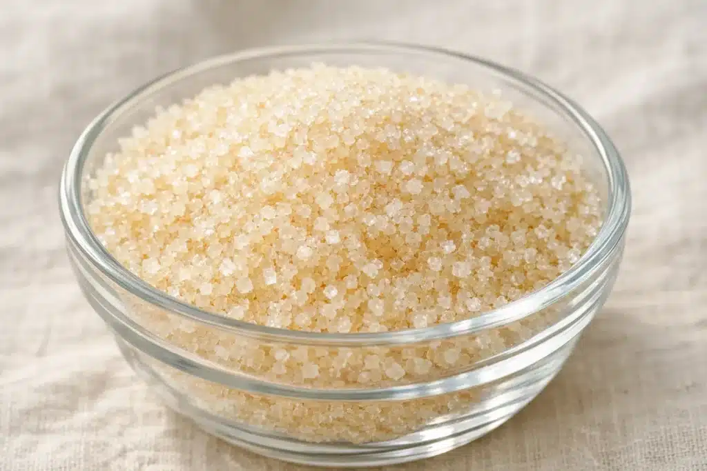 Gelatin Sources: Pork, Beef, Fish, and Label Tips 1 Gelatin Sources pork gelatin in a bowl