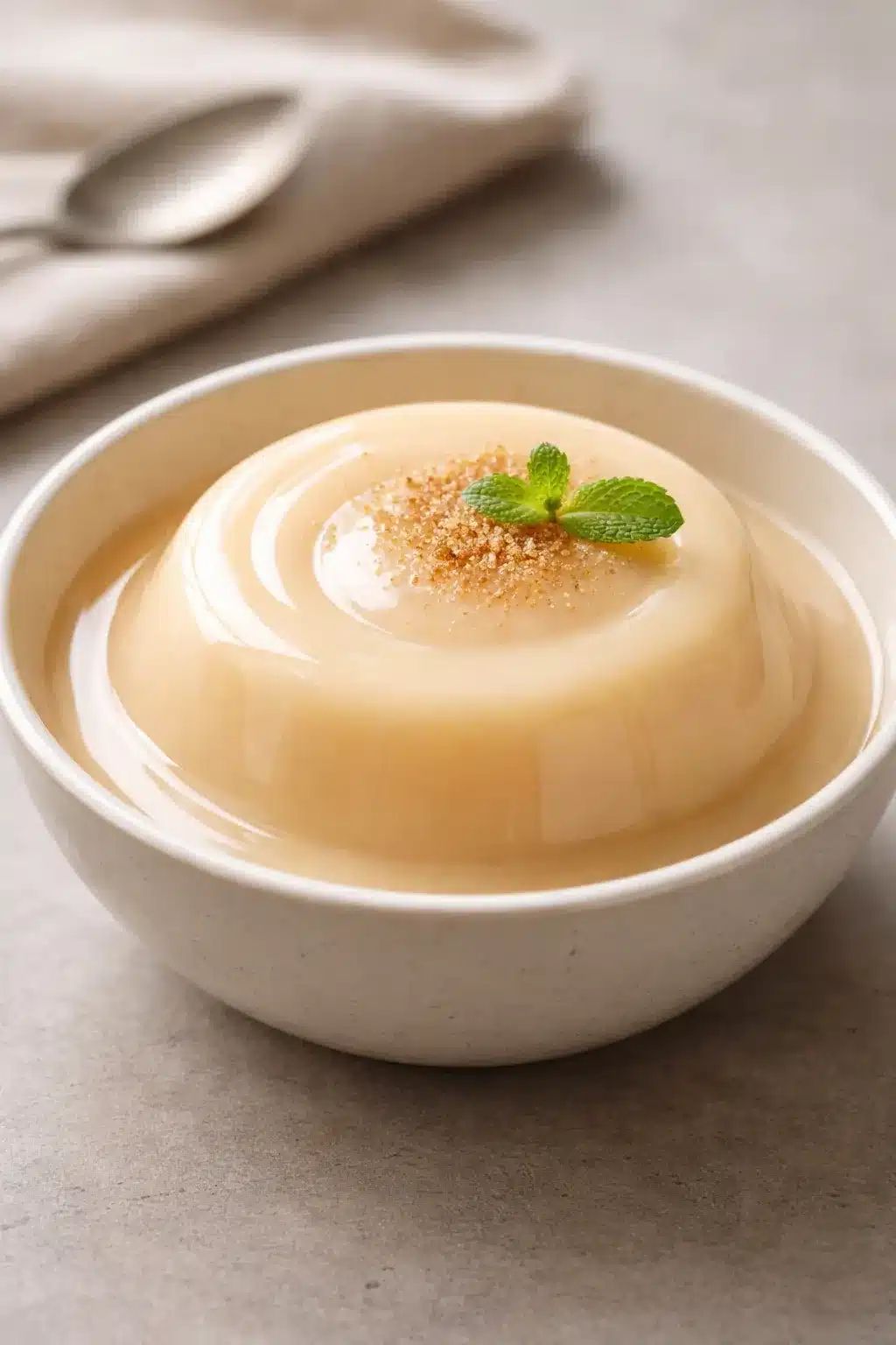 gelatin substitutes A creamy pudding made with carrageenan