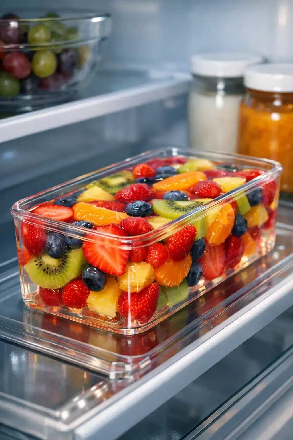 gelatin temperature guide Chilled gelatin dessert in a mold, ready to set