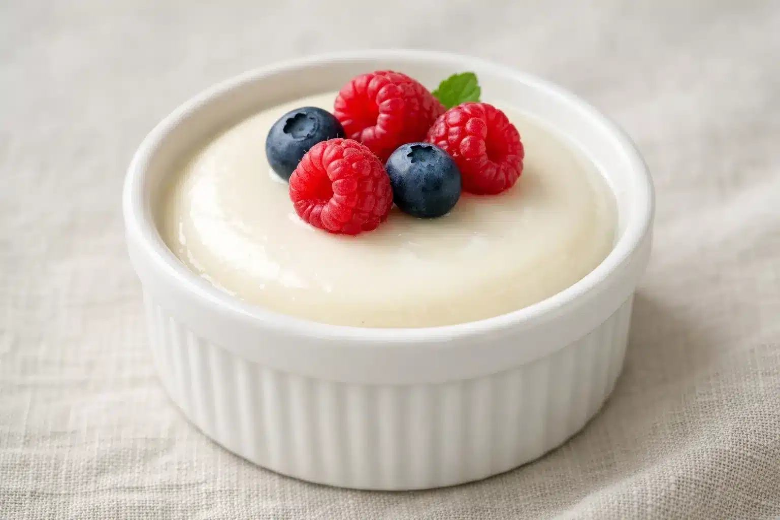 Vanilla Panna Cotta Recipe with Sour Cream (No Bake)